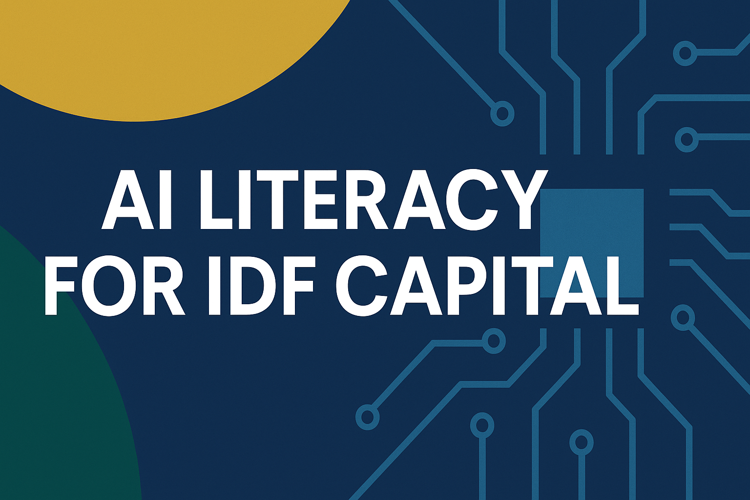 Protected: AI Literacy for IDF Capital Employees